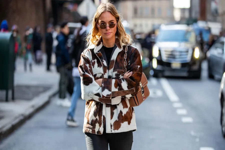 Cow Print Outfit Set for Trendy Looks and Bold Style